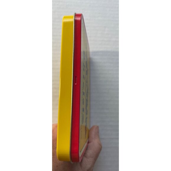 VTG Chiclets Gum Red Metal Tin Original 6 Packs Yellow & Retro Collectible NOS - Picture 7 of 7